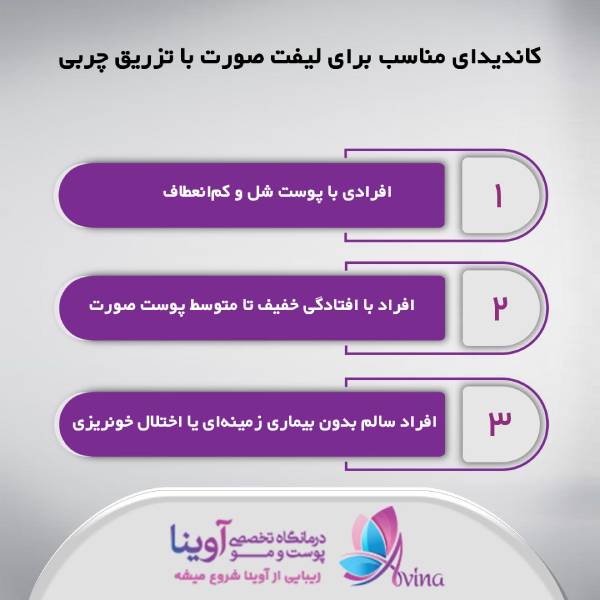 بهترین مرکز لیفت صورت با تزریق چربی در تهران