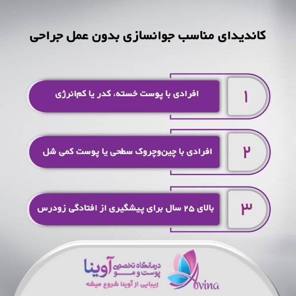 جدیدترین روش جوانسازی صورت بدون جراحی