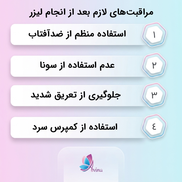 مراقبتهای قبل و بعد از لیزر برای افزایش اثربخشی درمان