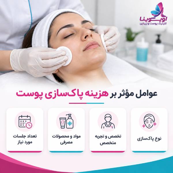 هزینه پاکسازی پوست در ونک به چه عواملی بستگی دارد؟